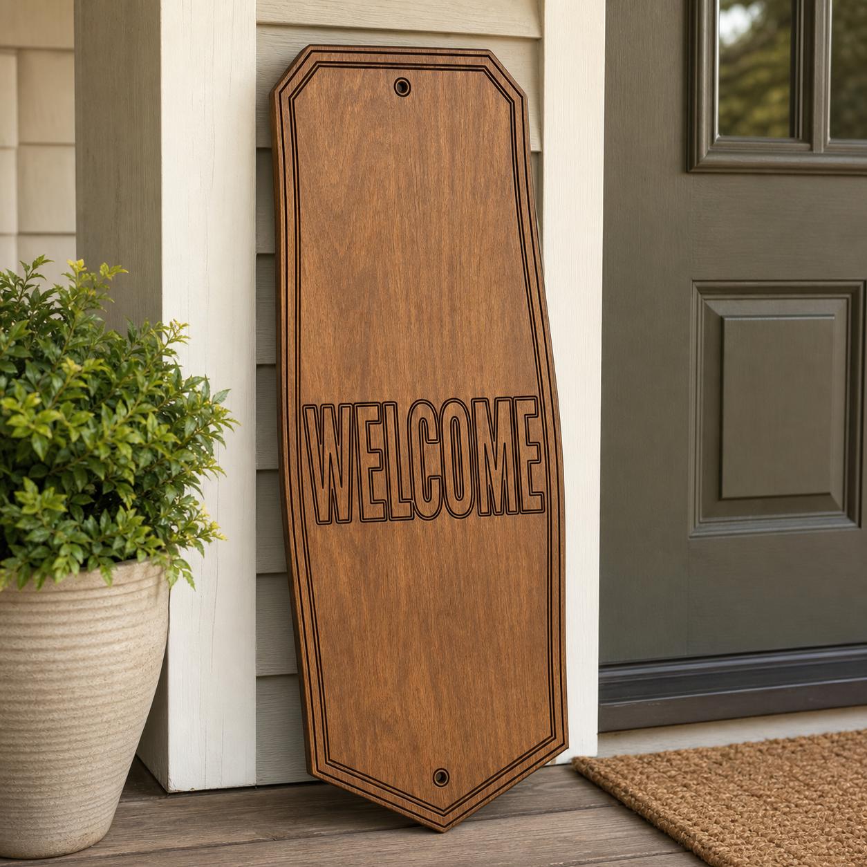 Front Porch Sign SVG DXF Bundle, 4 CNC Cut Files for Laser, Router, Glowforge, Cricut image 5