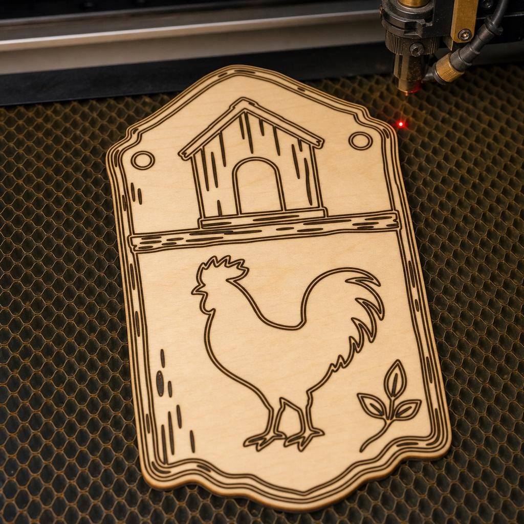 Nesting Box Labels SVG DXF Bundle, 4 CNC Laser Cut Files image 3