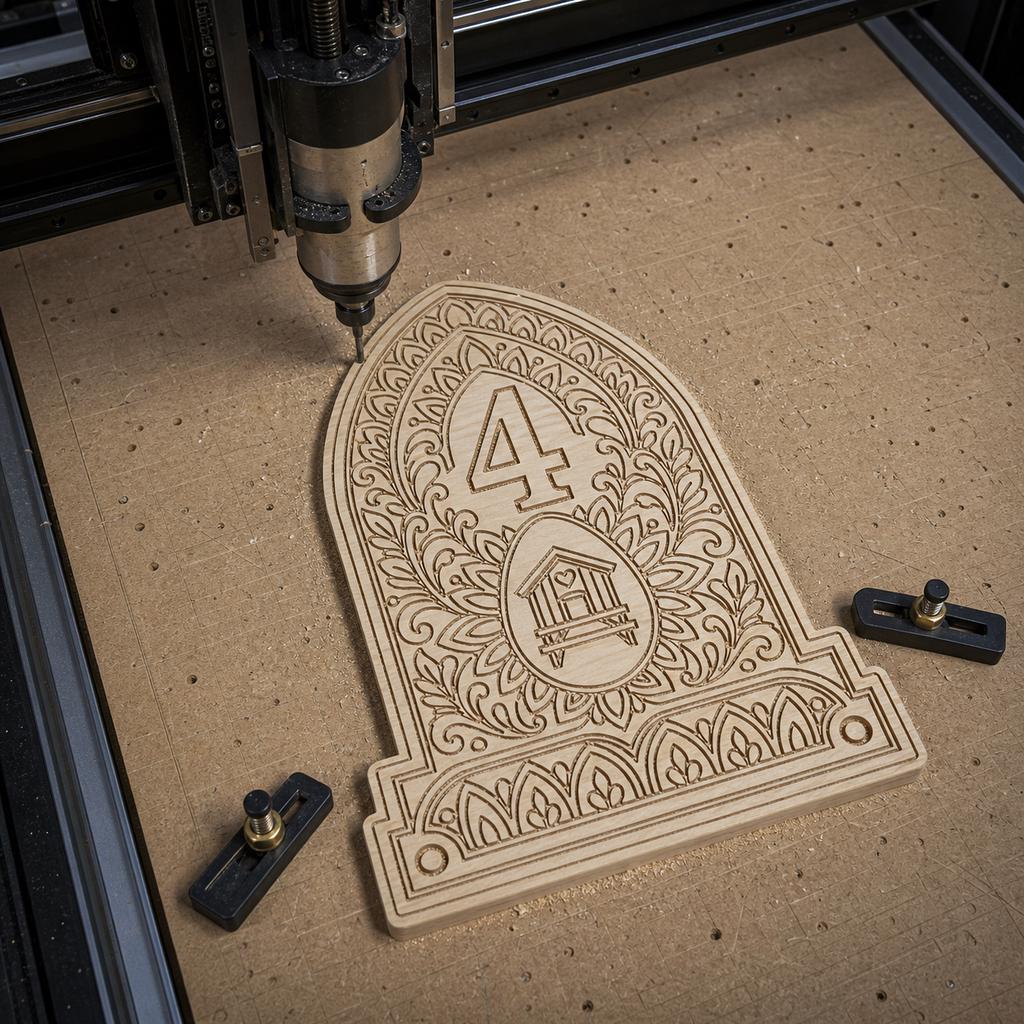 Nesting Box Labels SVG DXF Bundle, 4 CNC Laser Cut Files image 3