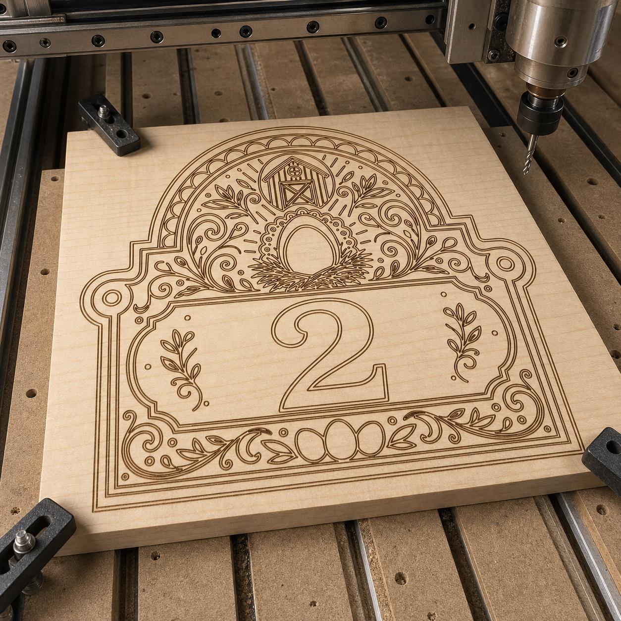 Nesting Box Labels SVG DXF Bundle, 4 CNC Cut Files for Laser, Router, Glowforge, Cricut image 4