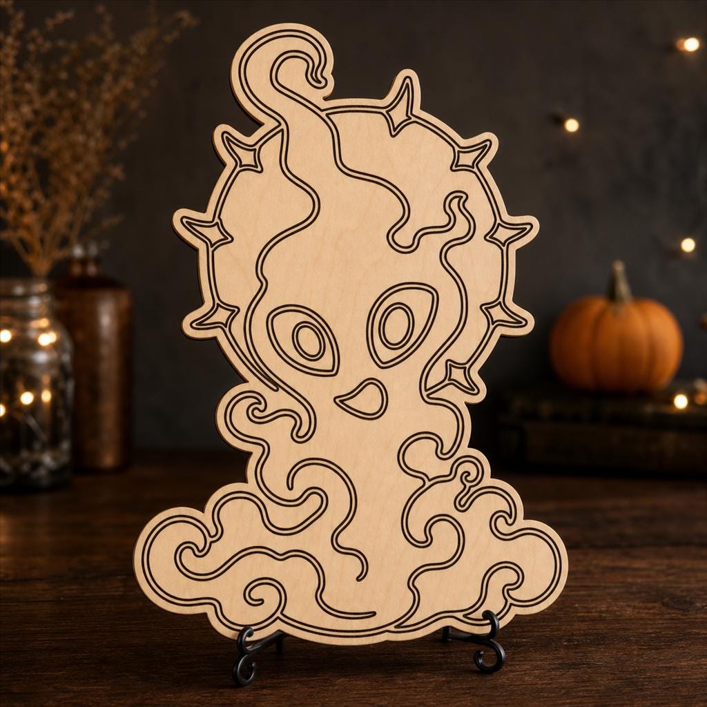 Strange Monster Portrait SVG DXF Bundle, 4 CNC Laser Cut Files image 3