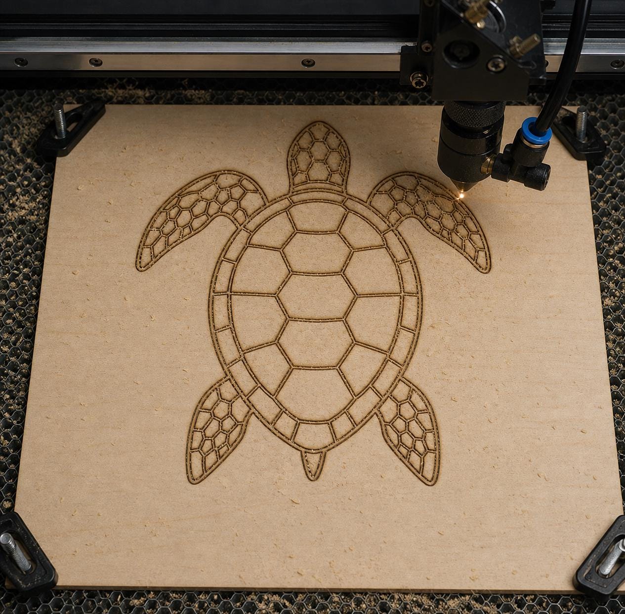 Sea Turtle SVG DXF Bundle, CNC Router and Laser Cut Wood Sign Files image 4