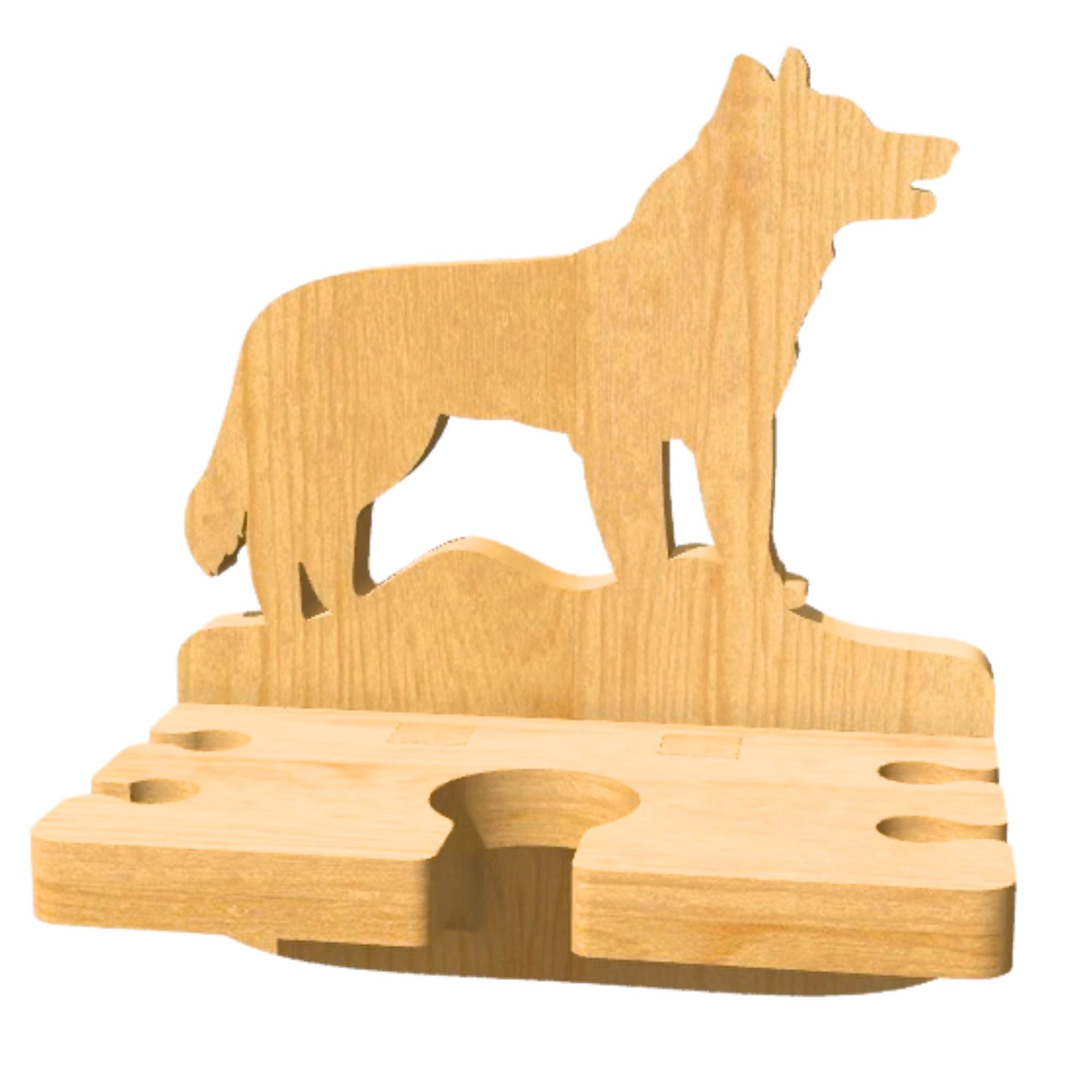Pet-Themed Toothbrush Holder CNC Files, Dog and Cat Design, Custom Text, DXF and STL Digital Download