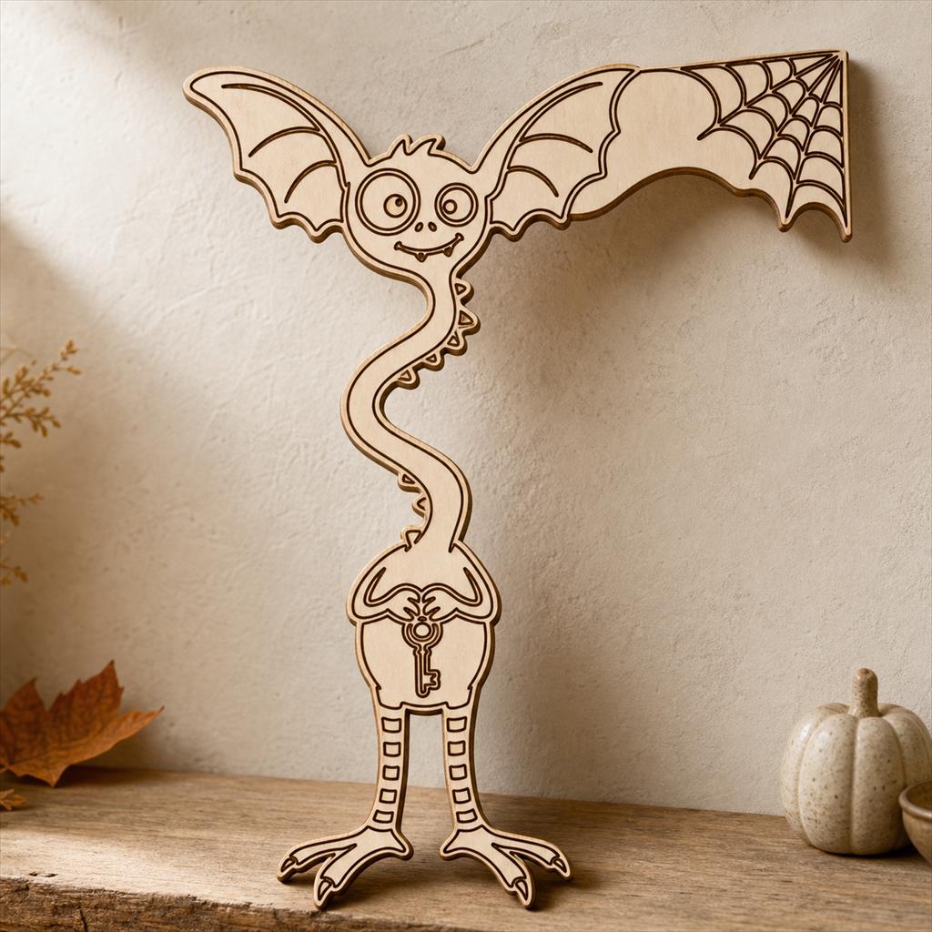 Strange Monster Portrait SVG DXF Bundle, 4 CNC Laser Cut Files