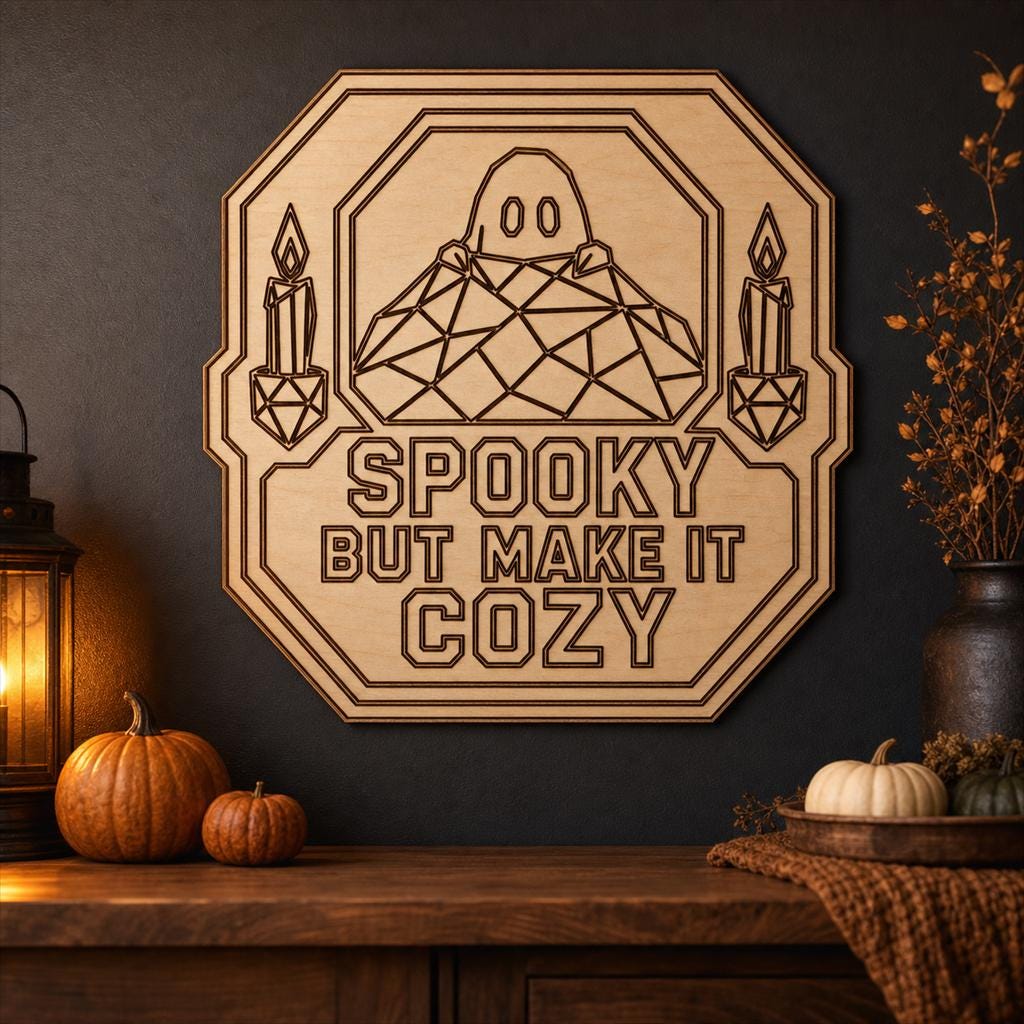 Funny Haunted Sign SVG DXF Bundle, 4 CNC Laser Cut Files image 5