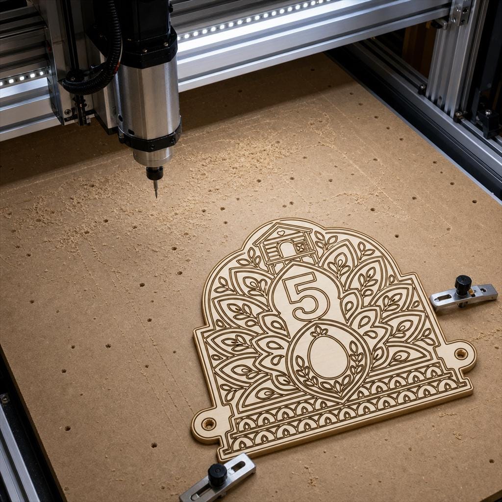 Nesting Box Labels SVG DXF Bundle, 4 CNC Laser Cut Files image 4