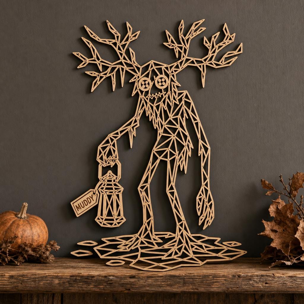 Strange Monster Portrait SVG DXF Bundle, 4 CNC Cut Files for Laser, Router, Glowforge, Cricut