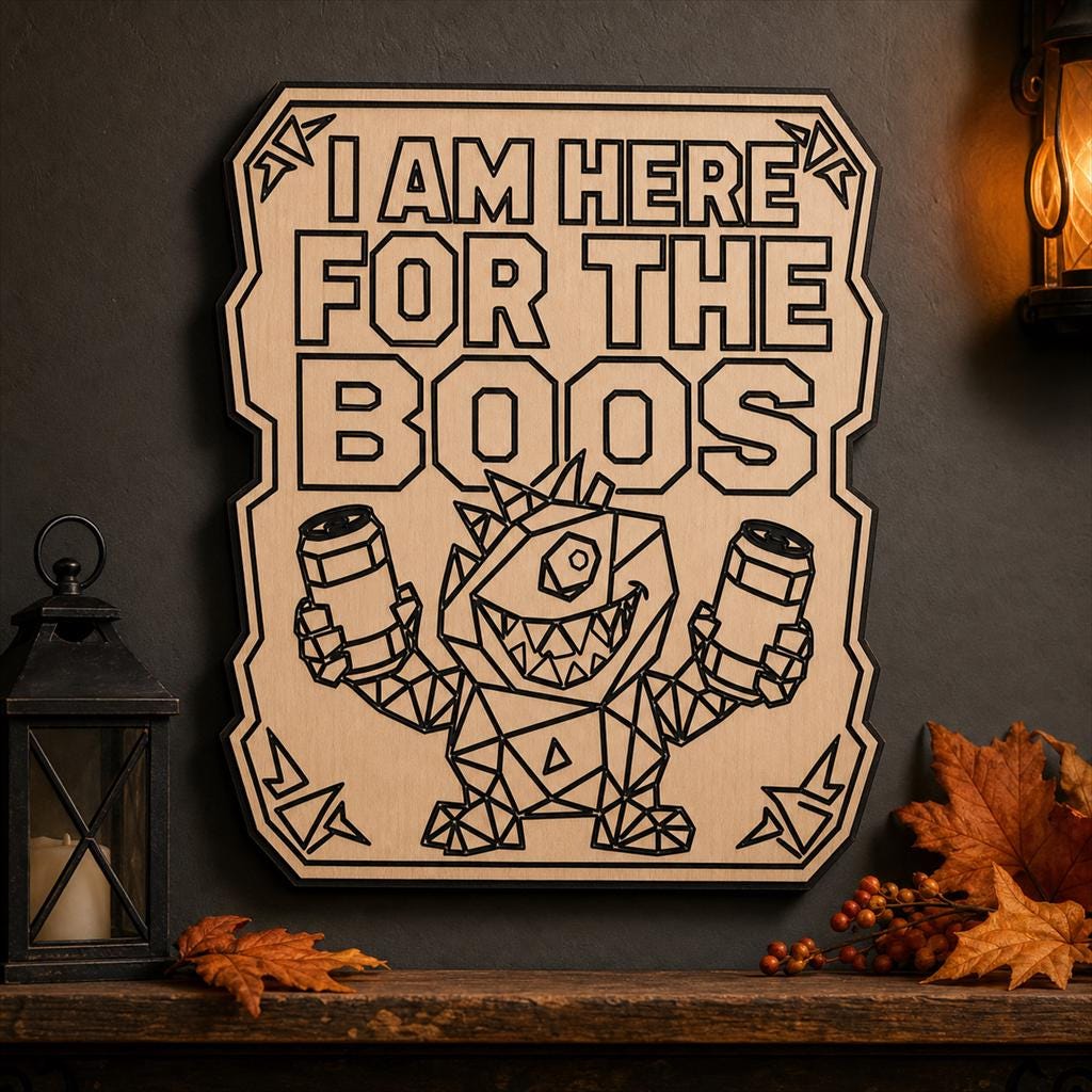 Funny Haunted Sign SVG DXF Bundle, 4 CNC Laser Cut Files image 5