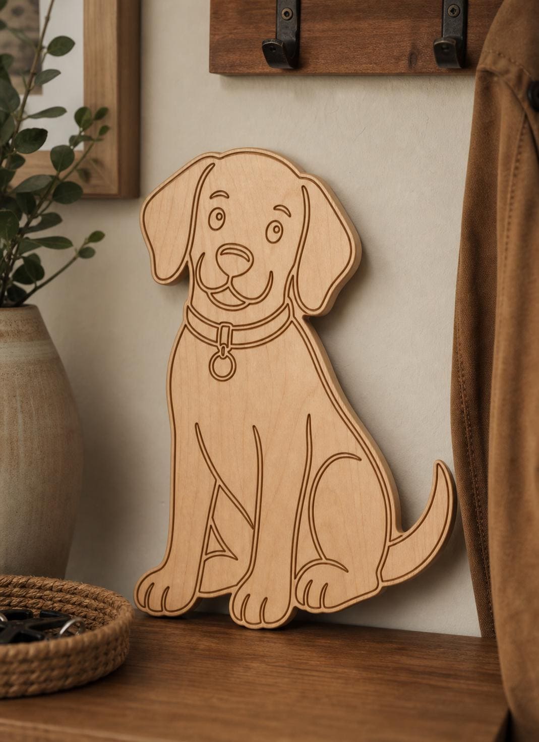 Dog SVG DXF Bundle, 4 CNC Router and Laser Cut Files