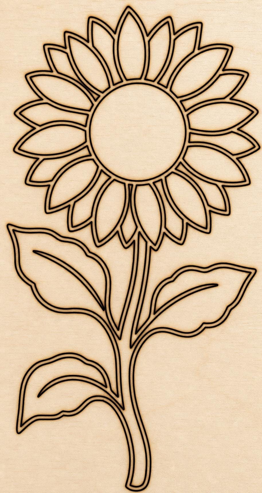 Floral Wall Art DXF SVG Bundle, 4 CNC Cut Files, Laser Engraving, Router, Glowforge, Cricut, Digital Download