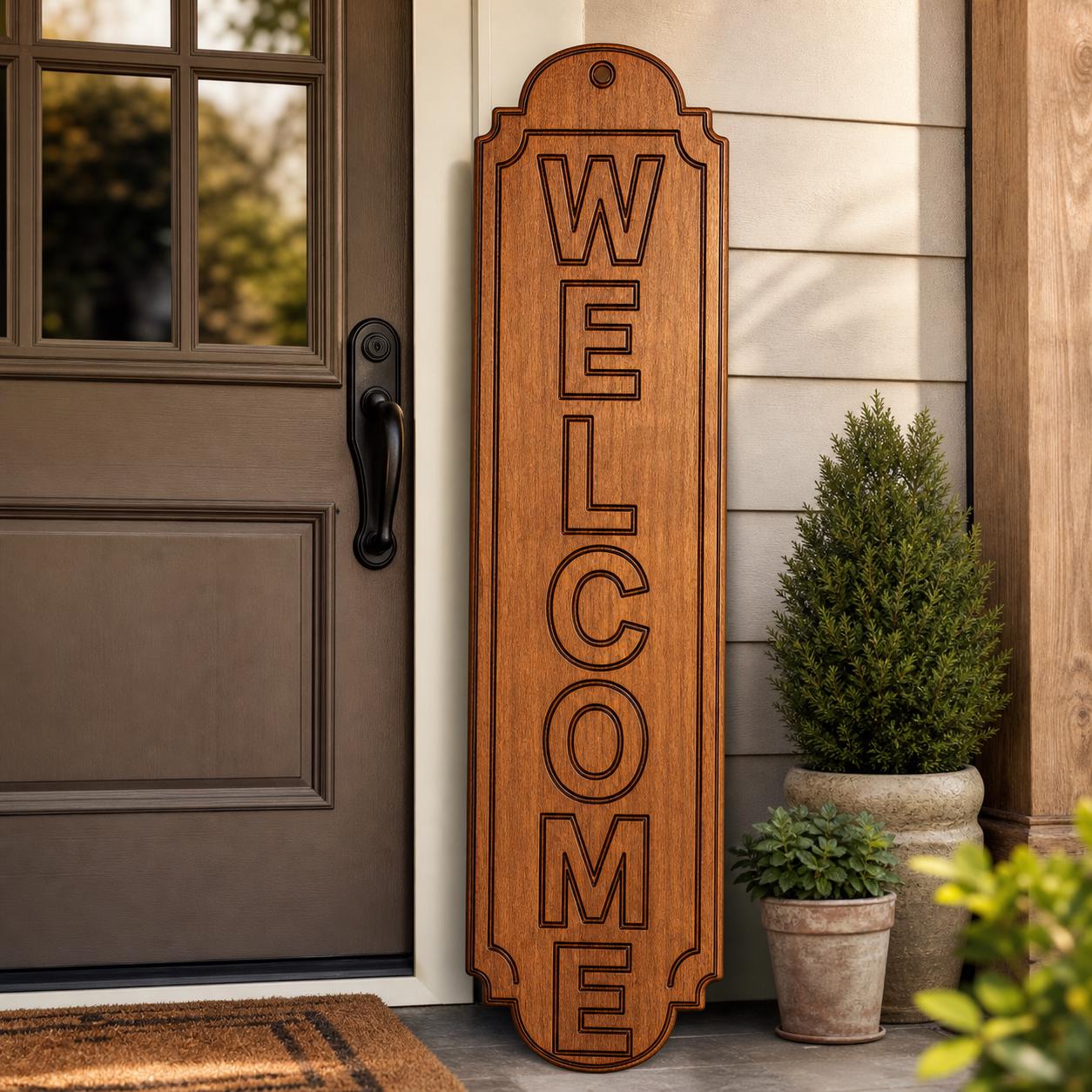 Front Porch Sign SVG DXF Bundle, 4 CNC Cut Files for Laser, Router, Glowforge, Cricut image 3