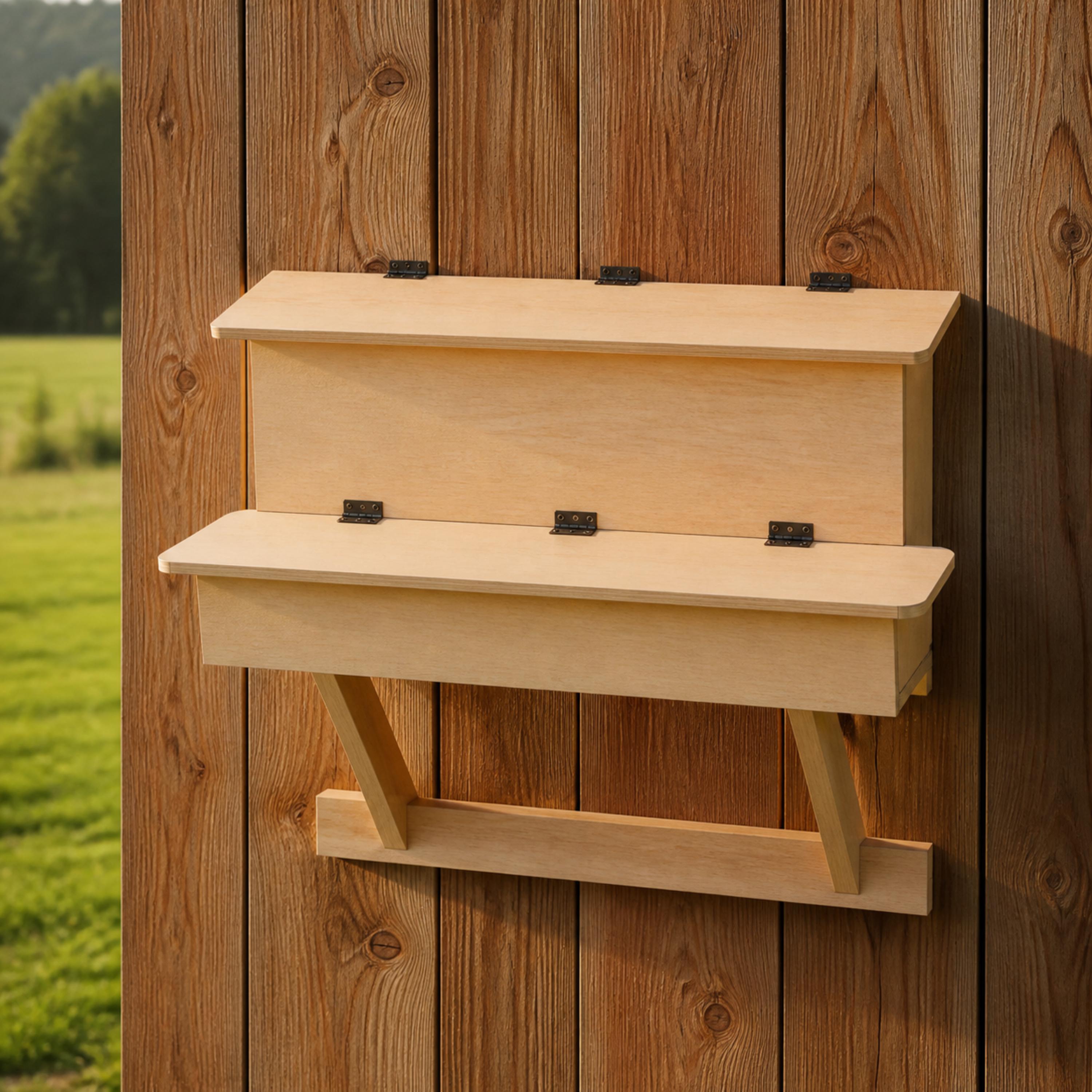 3-Bay Roll-Out Chicken Coop Nesting Box Plans | Digital Guide & DXF image 6