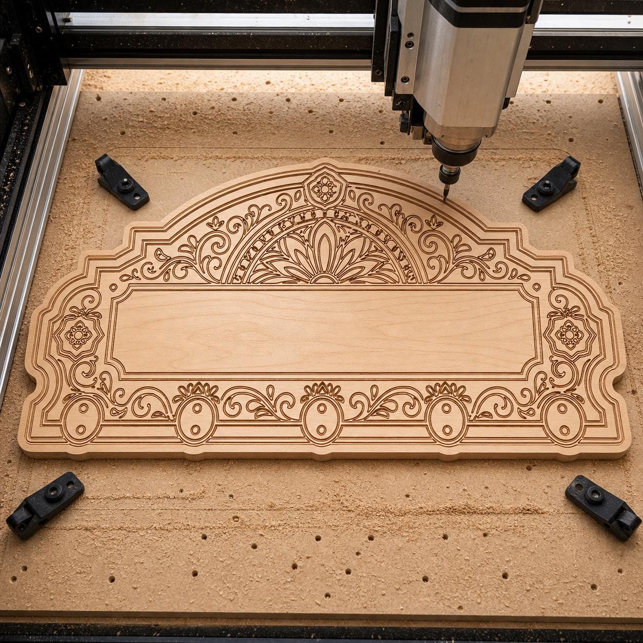 Coat Rack Sign SVG DXF Bundle, 4 CNC Cut Files for Laser, Router, Glowforge, Cricut image 4