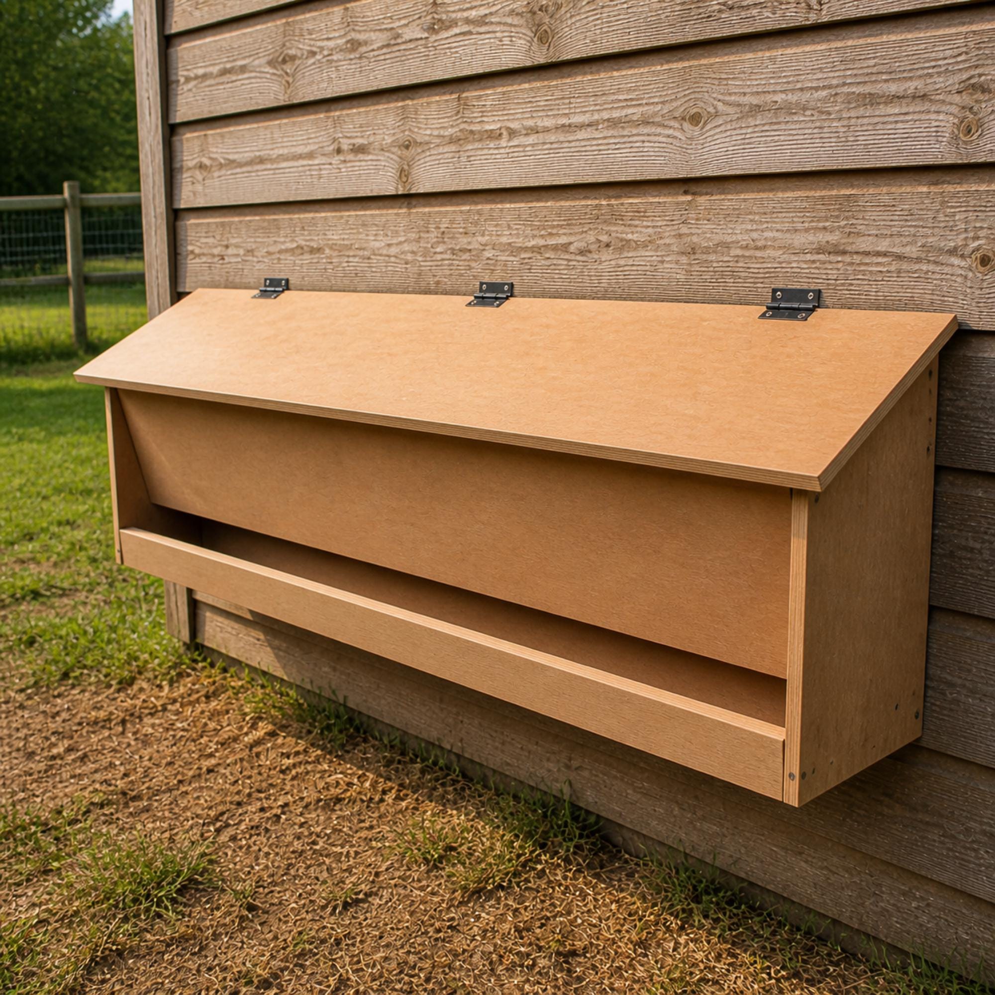 DIY Chicken Feeder Plans, One-Sheet Gravity Hopper Guide with Blueprints and STL image 5
