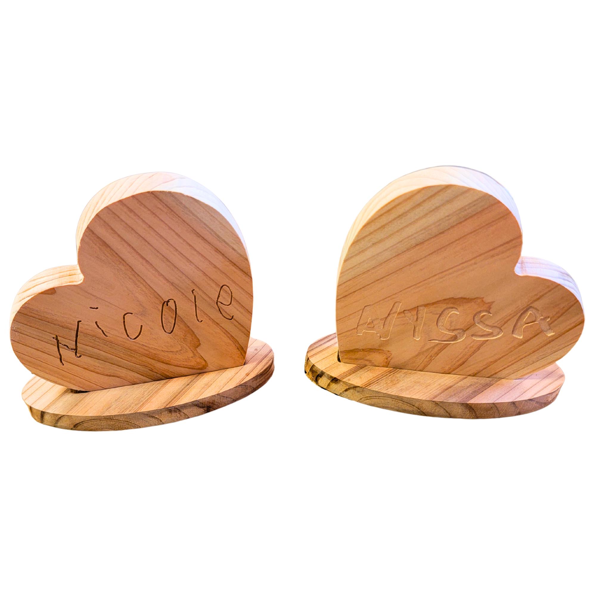 Personalized Handwriting Heart CNC Files, Keepsake Gift, DXF and STL Digital Download image 8
