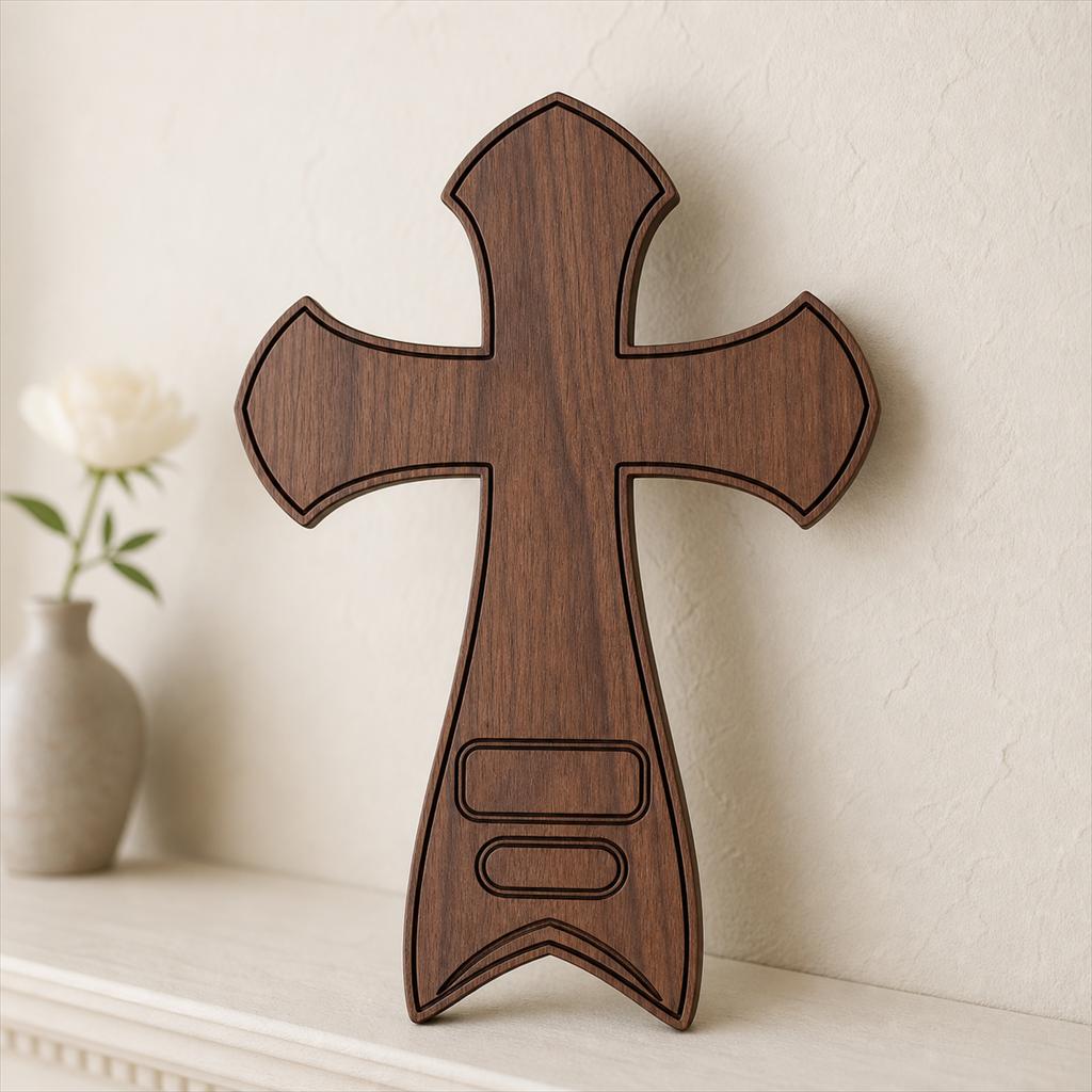 Memorial Cross SVG DXF Bundle, 4 CNC Laser Cut Files image 3
