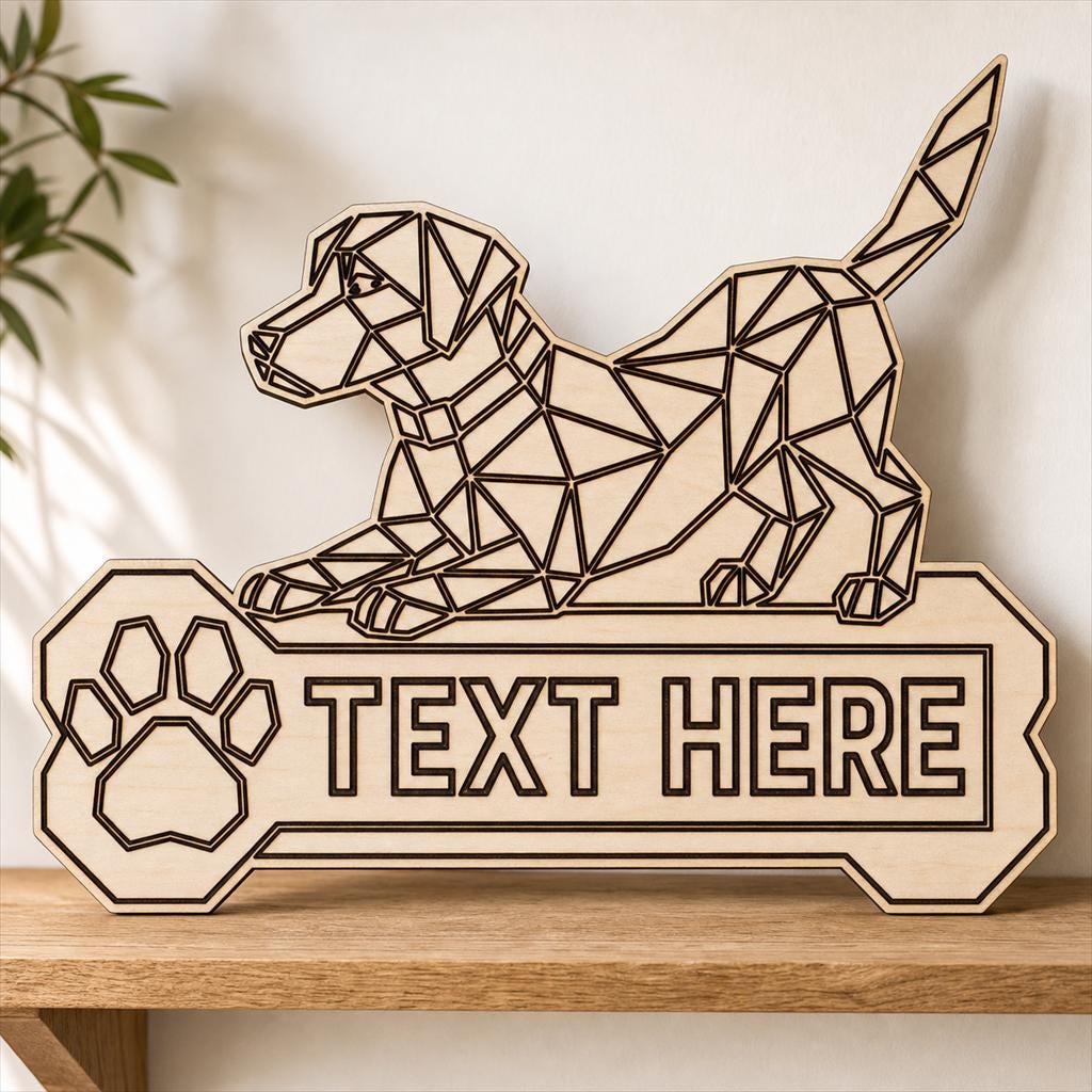 Dog SVG DXF Bundle, 4 CNC Cut Files for Laser, Router, Glowforge, Cricut image 5