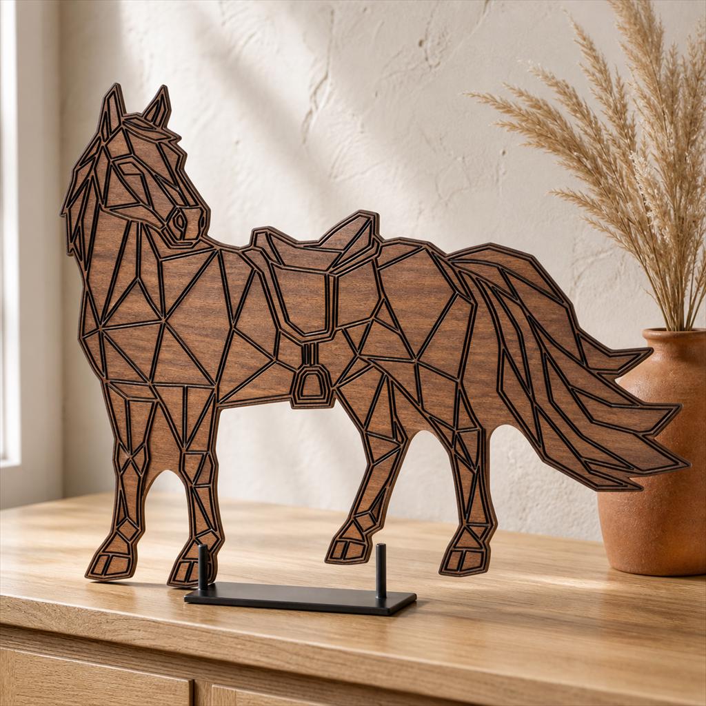 Horse SVG DXF Bundle, 4 CNC Cut Files for Laser, Router, Glowforge, Cricut image 3