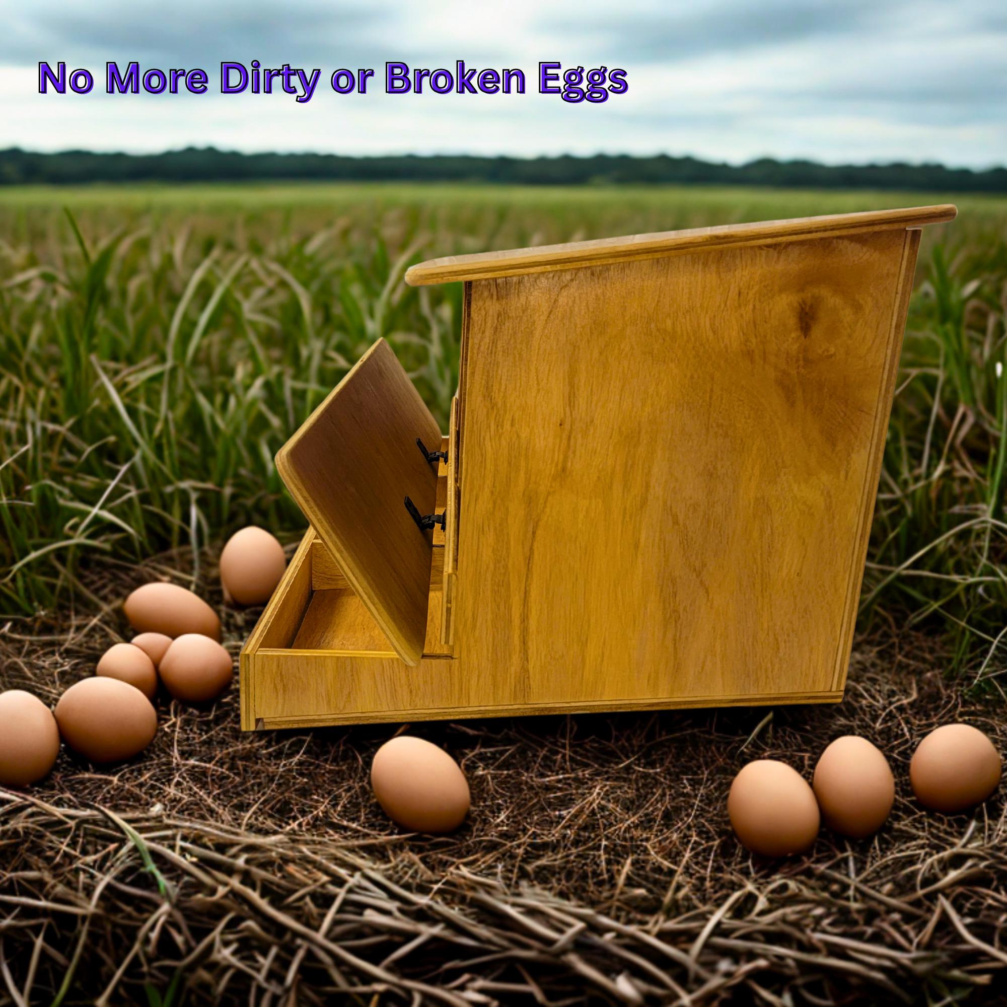 Roll-Out Nesting Box CNC Files, DXF STL Router Plans for Clean Egg Collection Digital Download image 4
