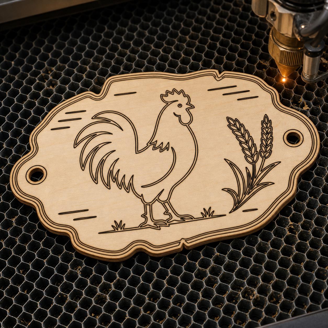 Nesting Box Labels SVG DXF Bundle, 4 CNC Cut Files for Laser, Router, Glowforge, Cricut image 4