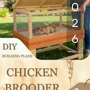 Plans de construction de cages pour petits animaux et poulaillers à faire soi-même : guide de construction adapté aux débutants (téléchargement numérique)