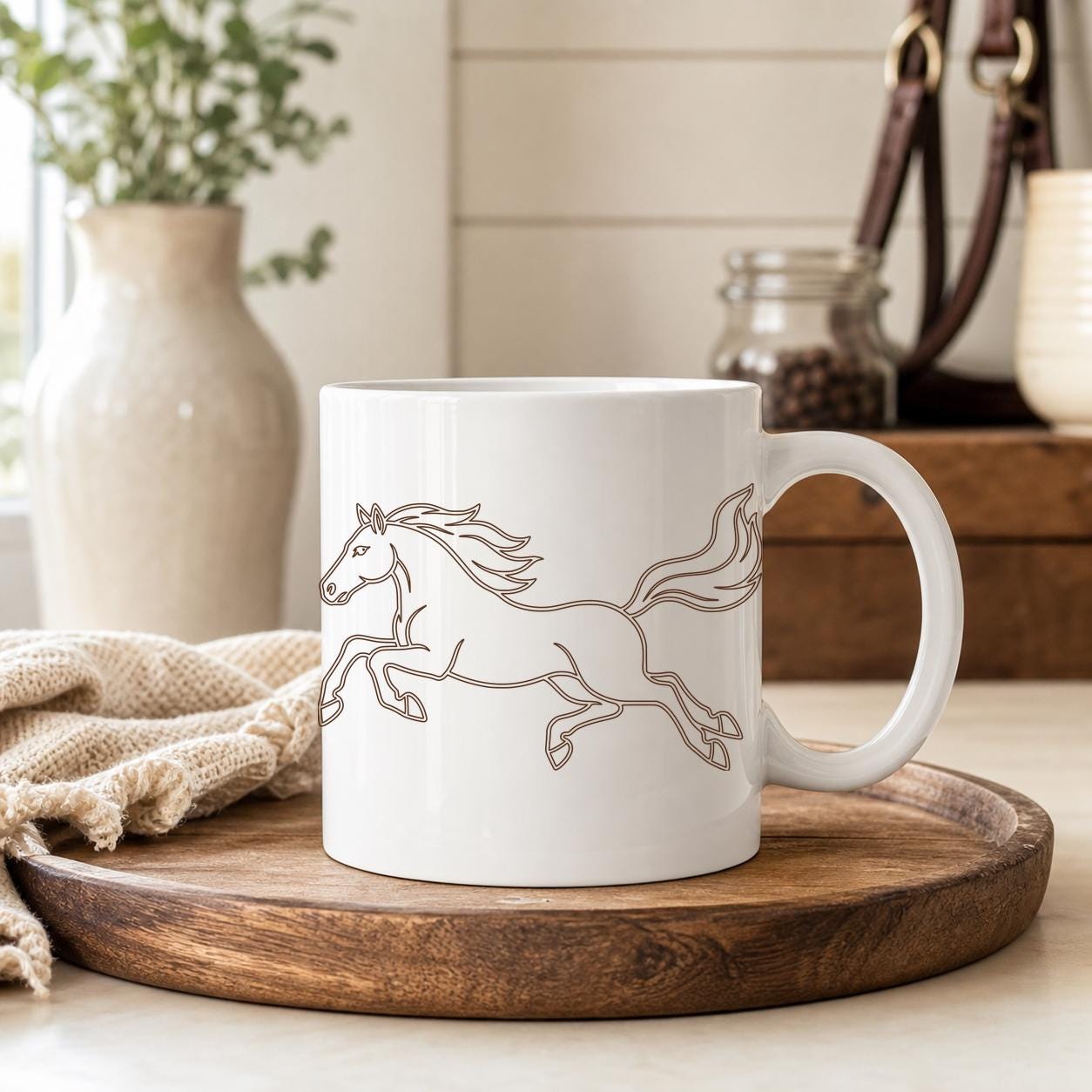 Horse SVG DXF Bundle, 4 CNC Cut Files for Laser, Router, Glowforge, Cricut image 6