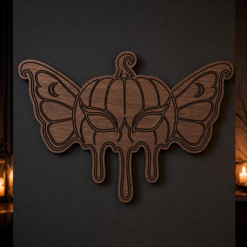 Sinister Pumpkin Nightmare SVG DXF Bundle, 4 CNC Laser Cut Files image 3