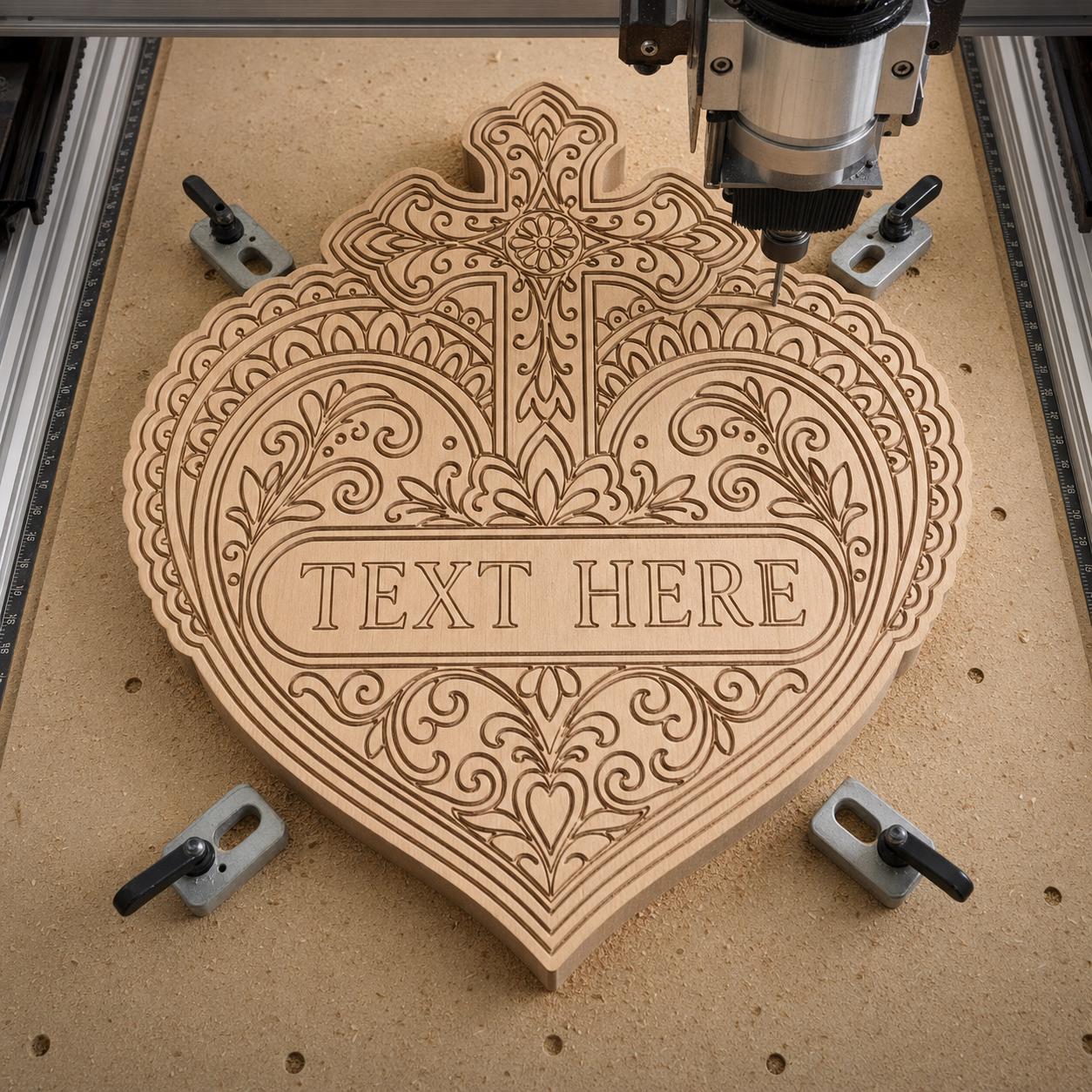 Memorial Cross SVG DXF Bundle, 4 CNC Cut Files for Laser, Router, Glowforge, Cricut image 4