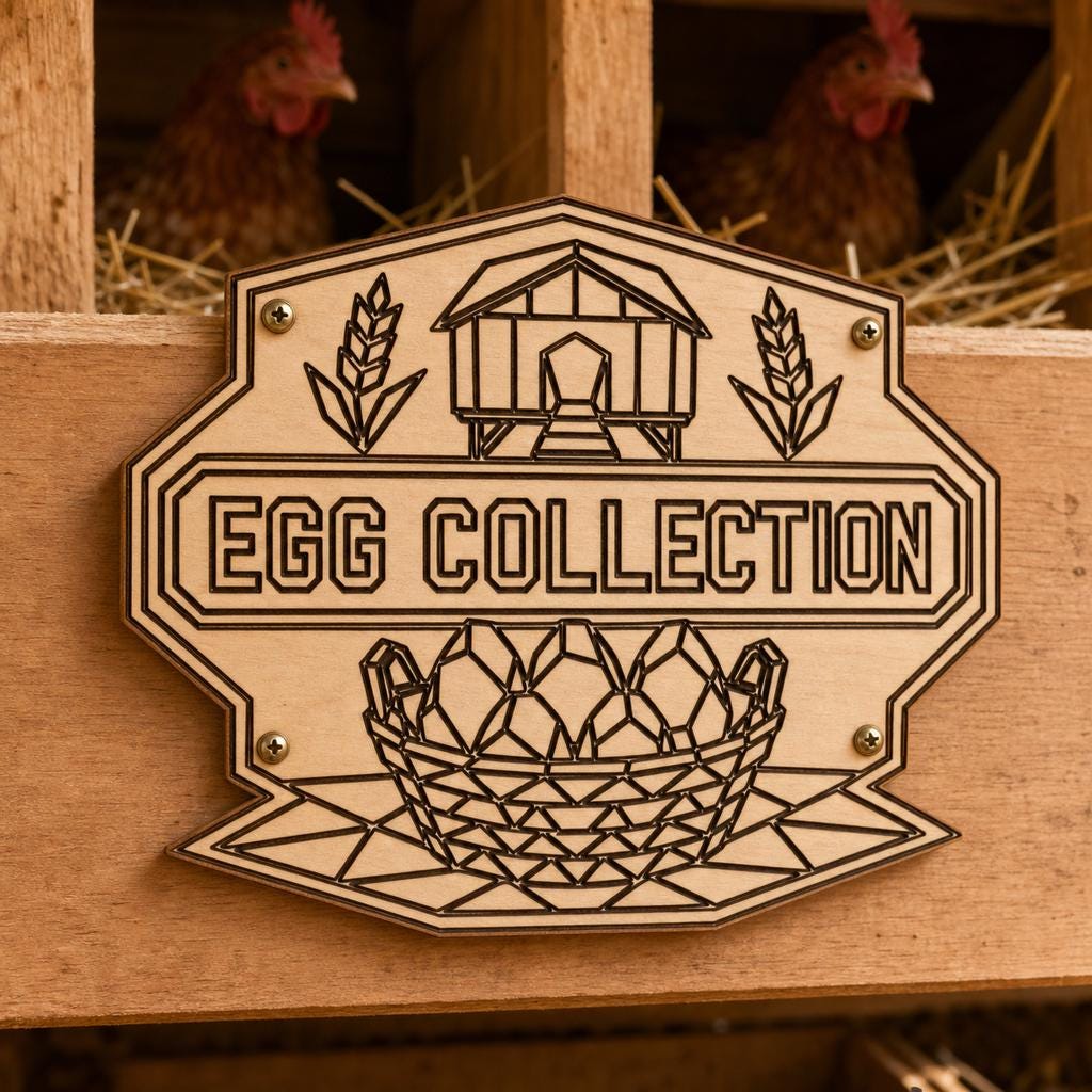 Nesting Box Labels SVG DXF Bundle, 4 CNC Laser Cut Files image 5