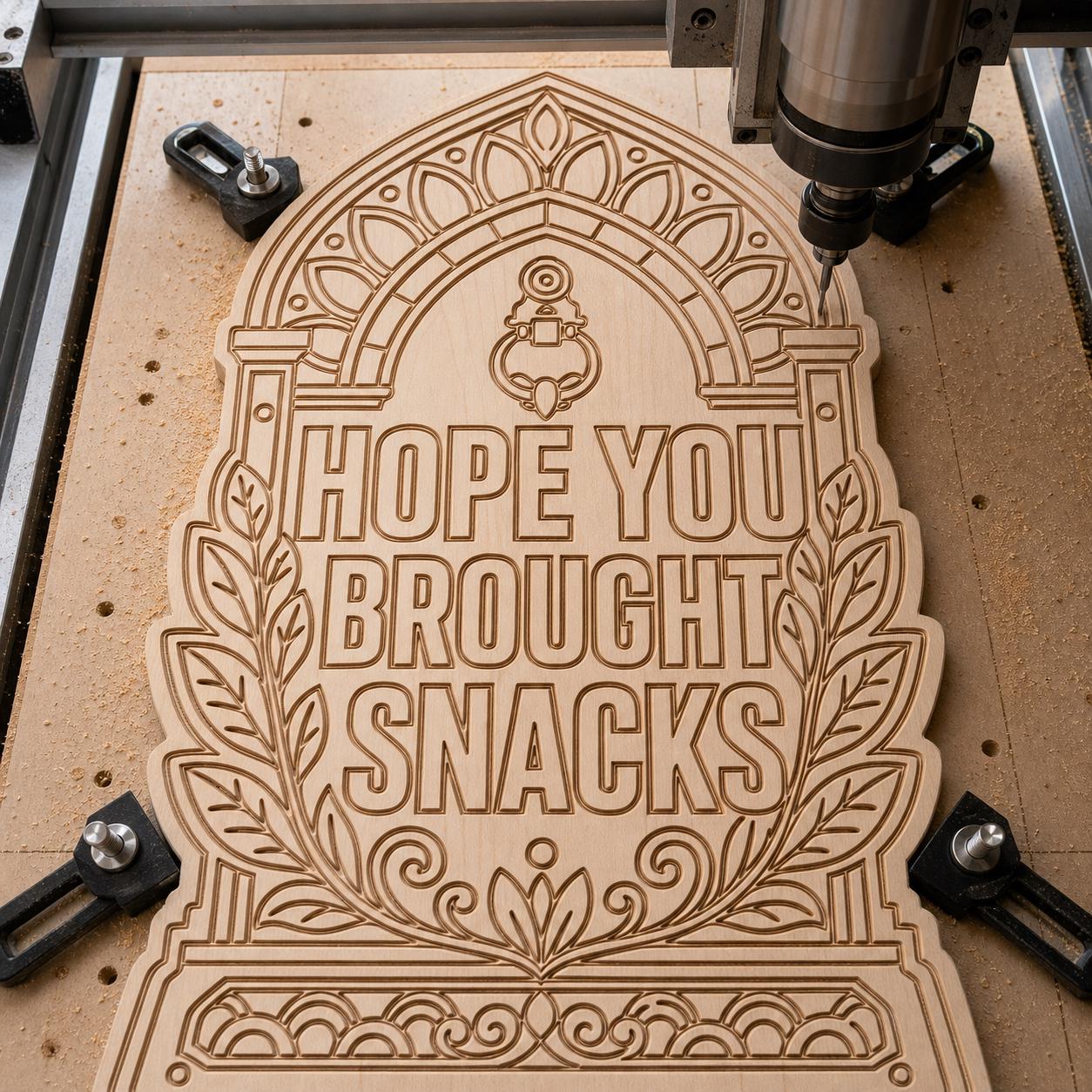 Funny Welcome Quote Sign SVG DXF Bundle, 4 CNC Cut Files for Laser, Router, Glowforge, Cricut image 3