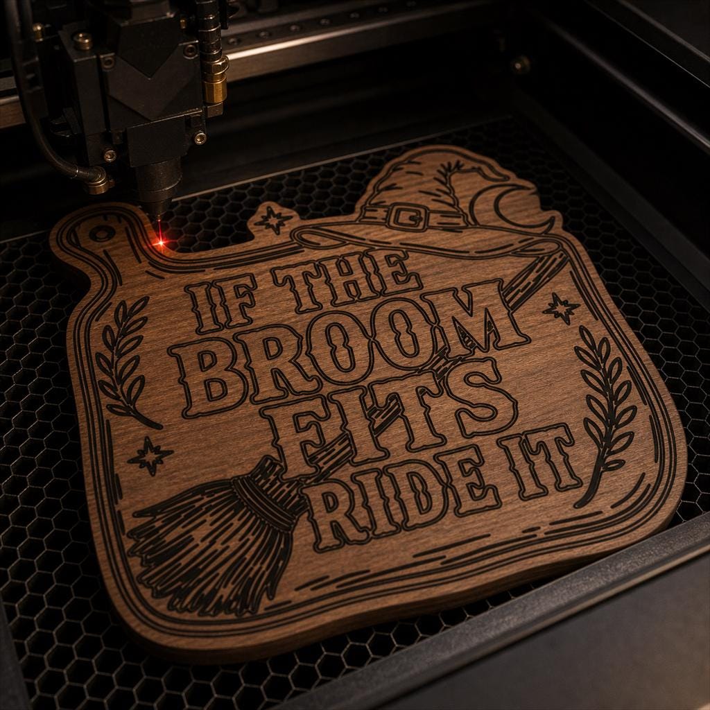 Funny Haunted Sign SVG DXF Bundle, 4 CNC Laser Cut Files