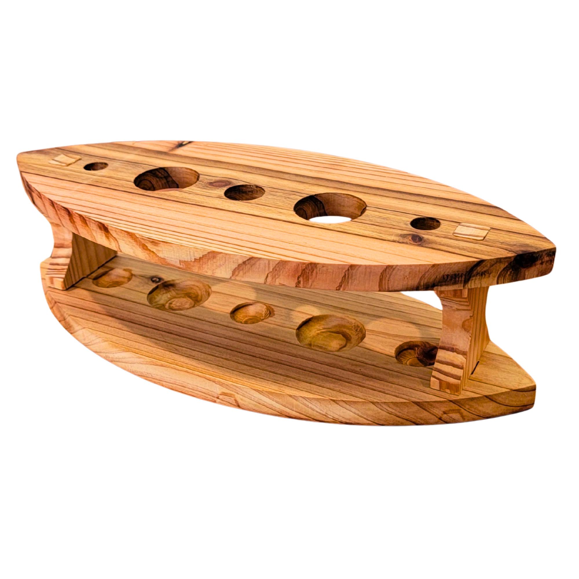 Artisan Toothbrush Holder CNC Files, Boat-Style Design, DXF and STL Digital Download image 4