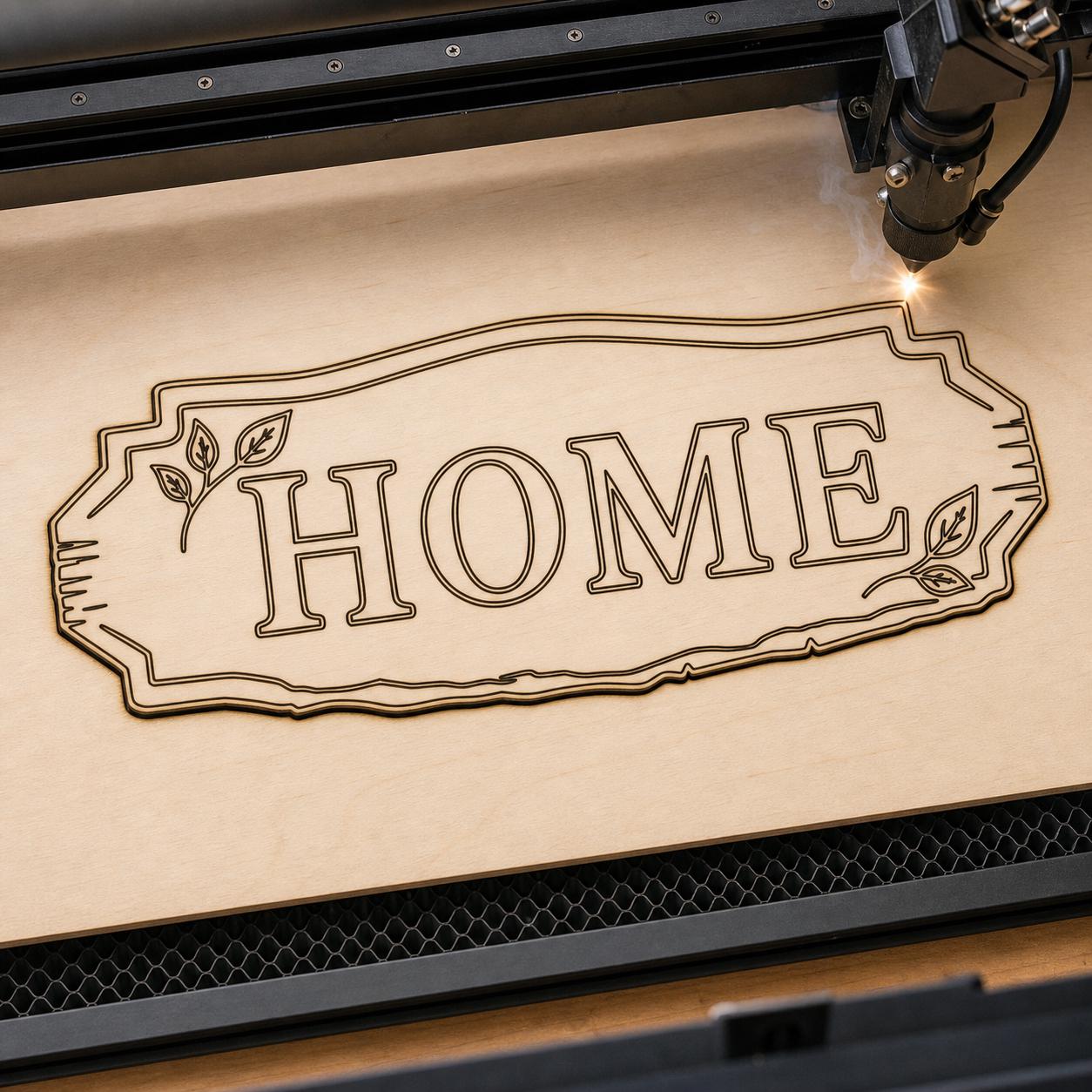 Front Porch Sign SVG DXF Bundle, 4 CNC Cut Files for Laser, Router, Glowforge, Cricut image 4