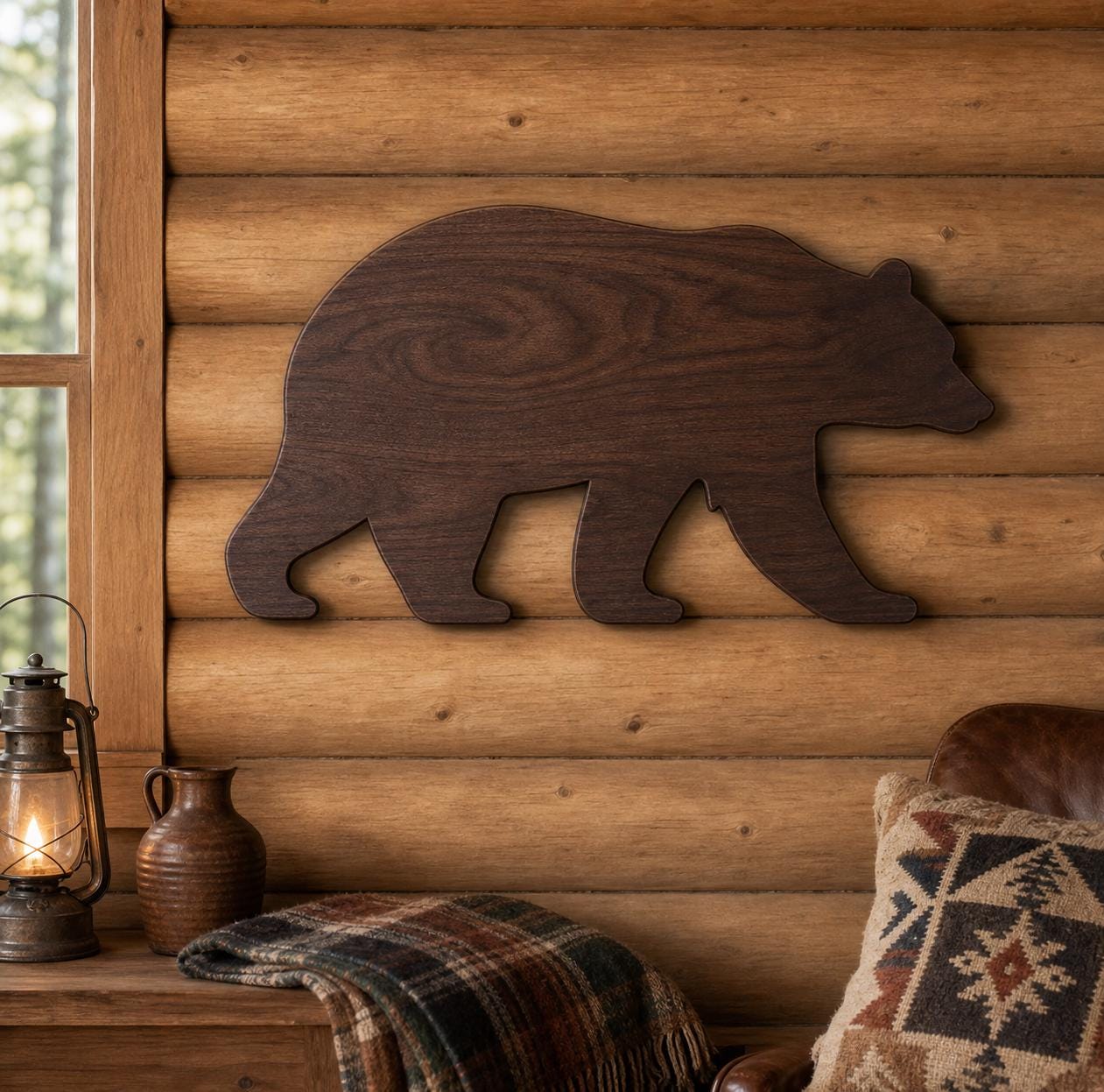 Bear SVG DXF Bundle, CNC Router and Laser Cut Wood Sign Files