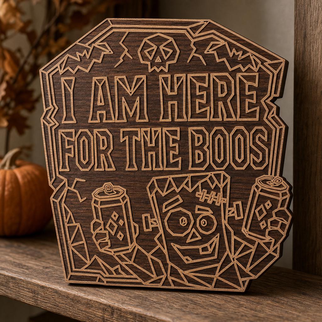 Funny Haunted Sign SVG DXF Bundle, 4 CNC Cut Files for Laser, Router, Glowforge, Cricut image 3