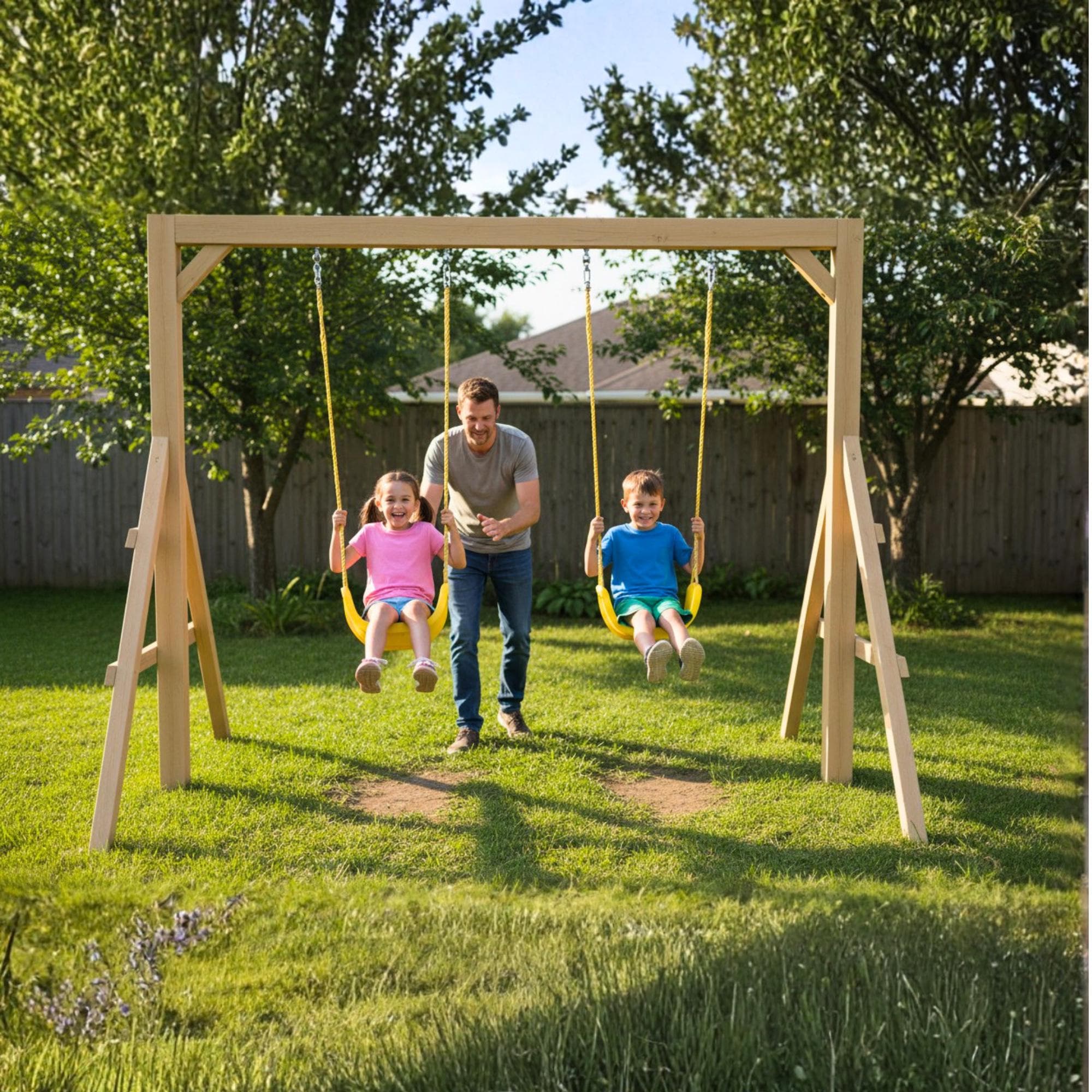 12x10 Two-Swing Set Plans with Blueprints and STL Reference - Digital Download image 5