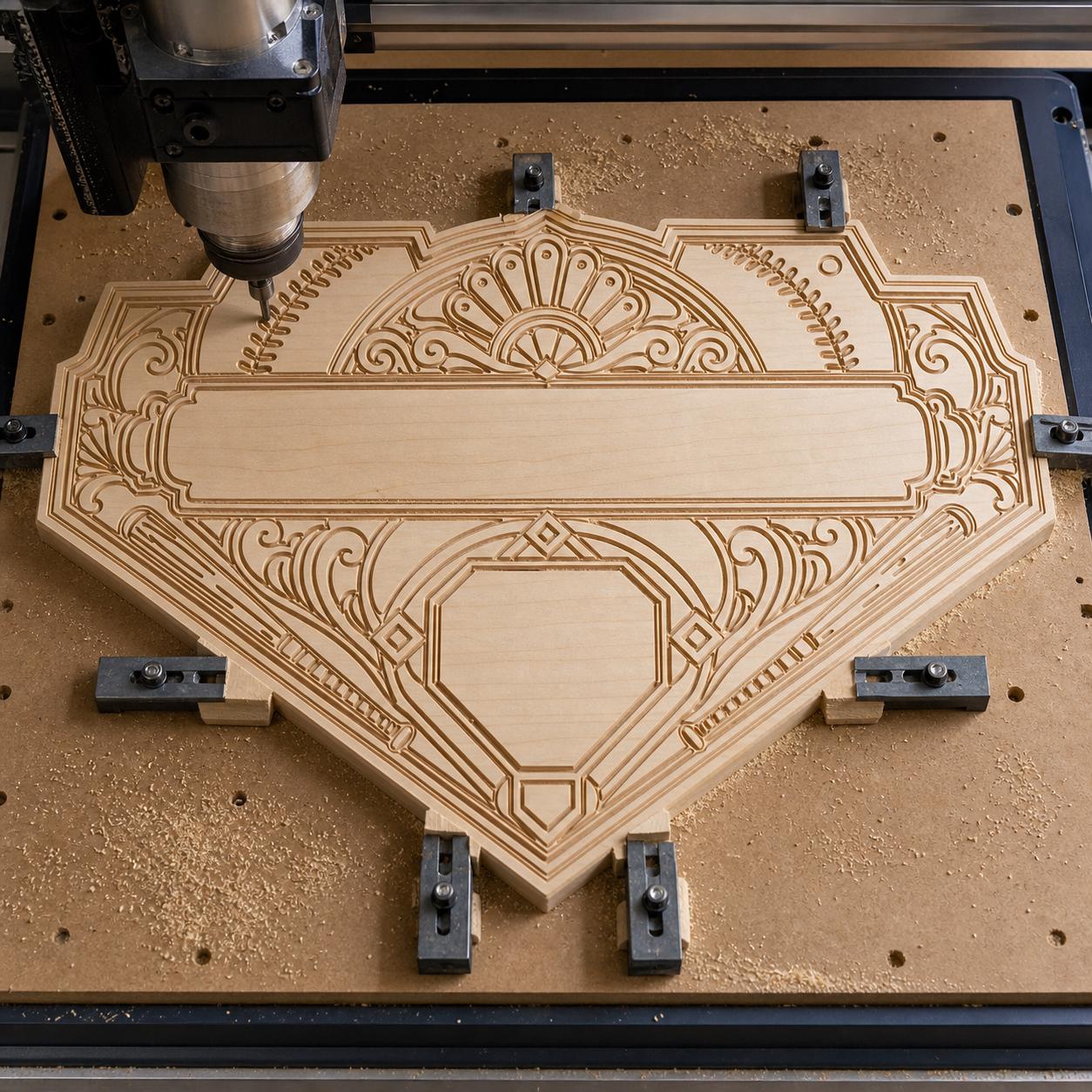 Baseball Frame Sign SVG DXF Bundle, 4 CNC Cut Files for Laser, Router, Glowforge, Cricut image 3