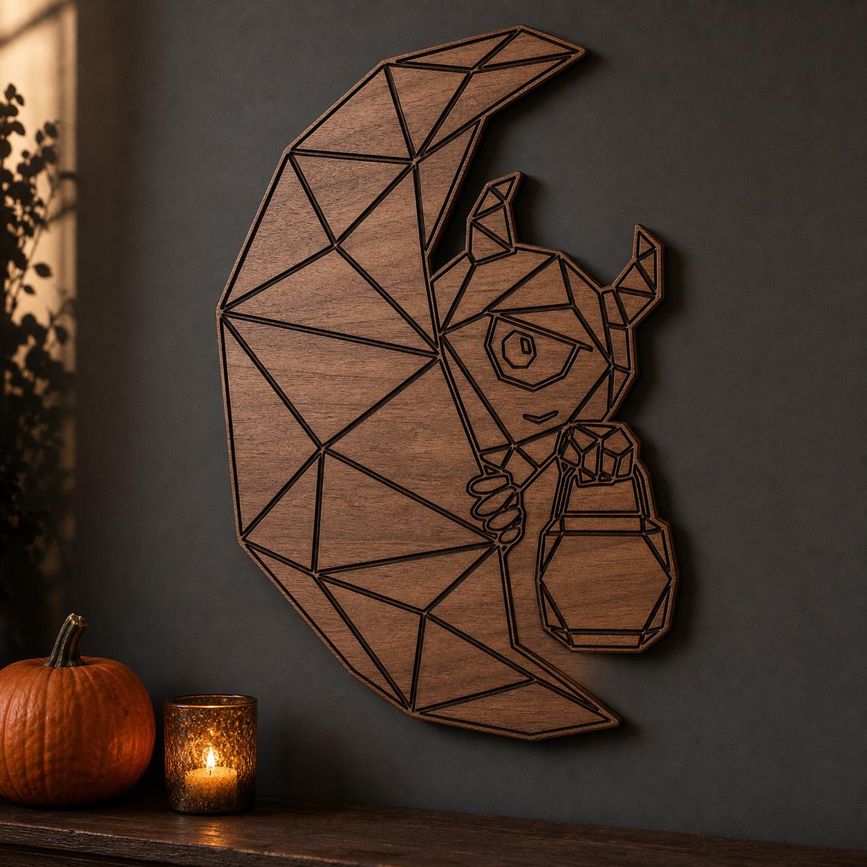 Strange Monster Portrait SVG DXF Bundle, 4 CNC Laser Cut Files image 5