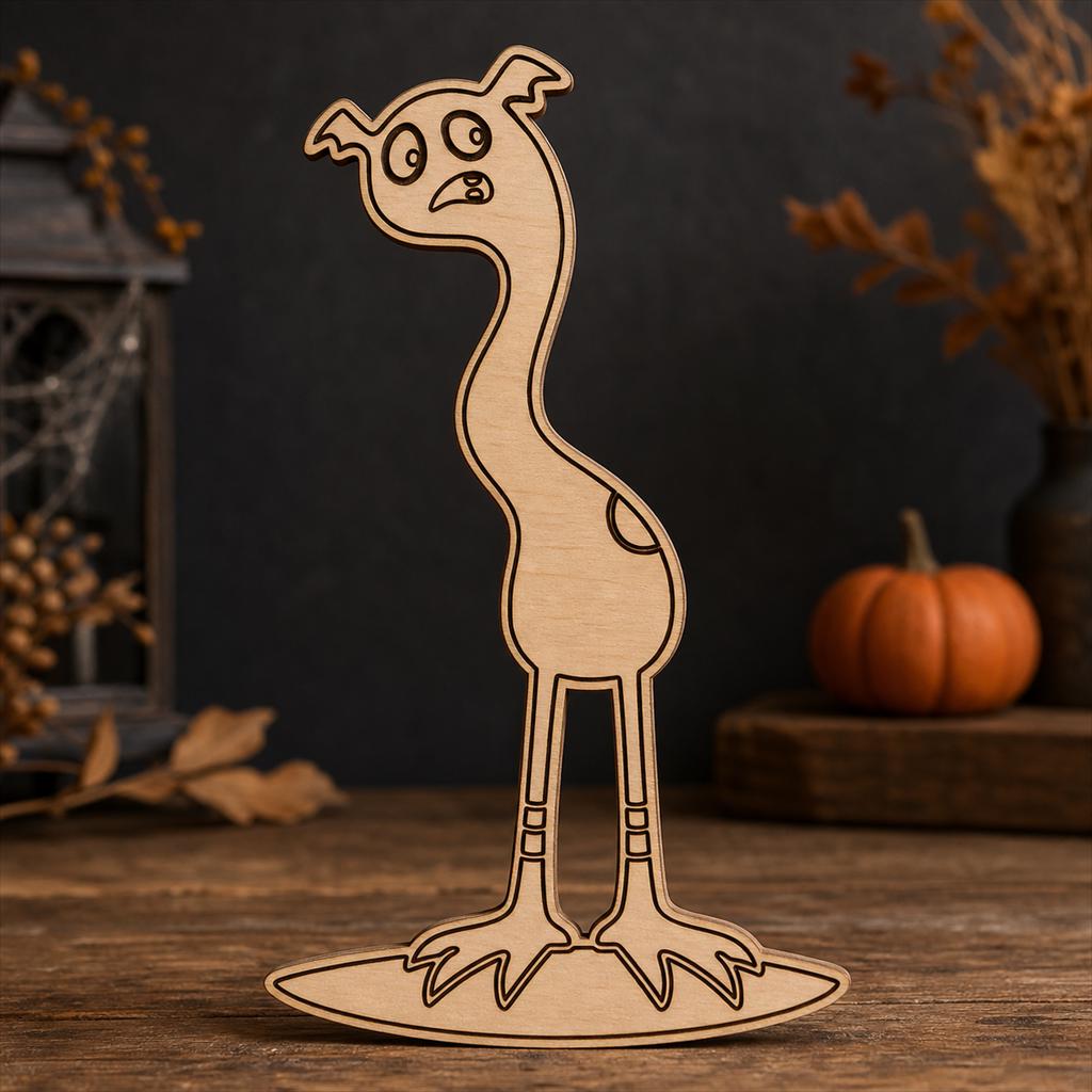 Strange Monster Portrait SVG DXF Bundle, 4 CNC Laser Cut Files