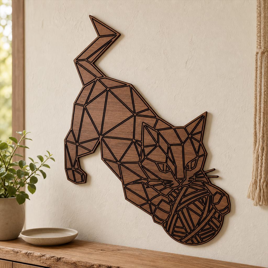 Cat SVG DXF Bundle, 4 CNC Cut Files for Laser, Router, Glowforge, Cricut image 3