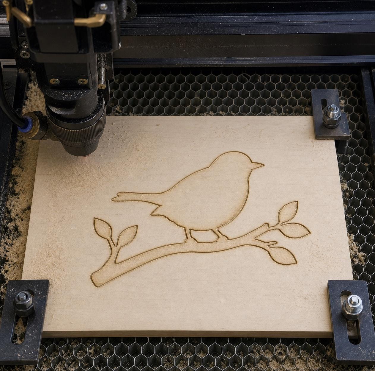 Bird SVG DXF Bundle, CNC Router and Laser Cut Wood Sign Files image 4