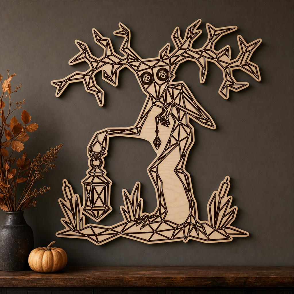 Strange Monster Portrait SVG DXF Bundle, 4 CNC Laser Cut Files image 3
