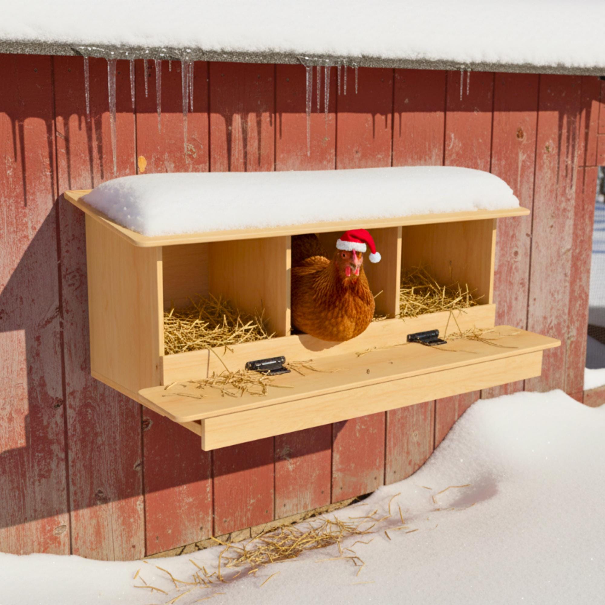 Roll-Out Nesting Box CNC Files, DXF STL Router Plans for Clean Egg Collection Digital Download image 2