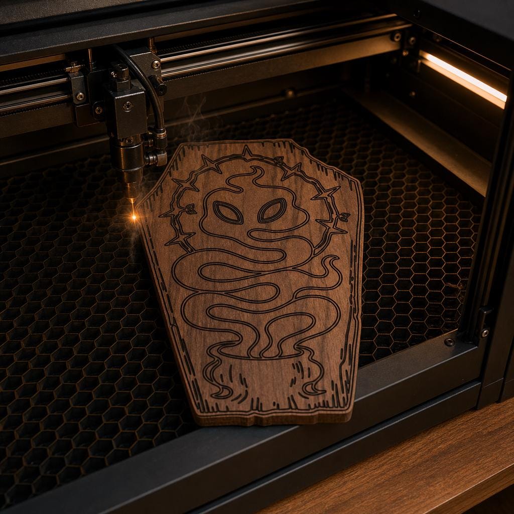 Strange Monster Portrait SVG DXF Bundle, 4 CNC Cut Files for Laser, Router, Glowforge, Cricut image 5