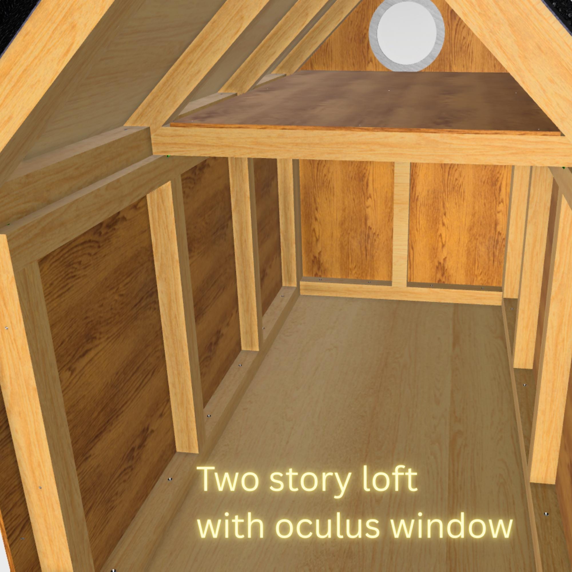 Outdoor Cat Shelter Plans – Loft Design with Sky Windows – DIY Feral & Pet Cat House PDF Digital Download image 6