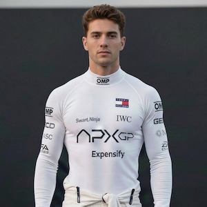 Camiseta interior de carreras de Fórmula F1 / Camiseta de compresión APXGP Motorsport