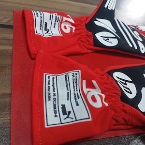 Guantes de carreras inspirados en Charles Leclerc / Simulación y carreras de karts imagen 11
