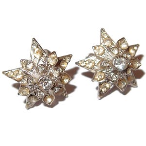 Verspielte Strass Sterne Ohrringe