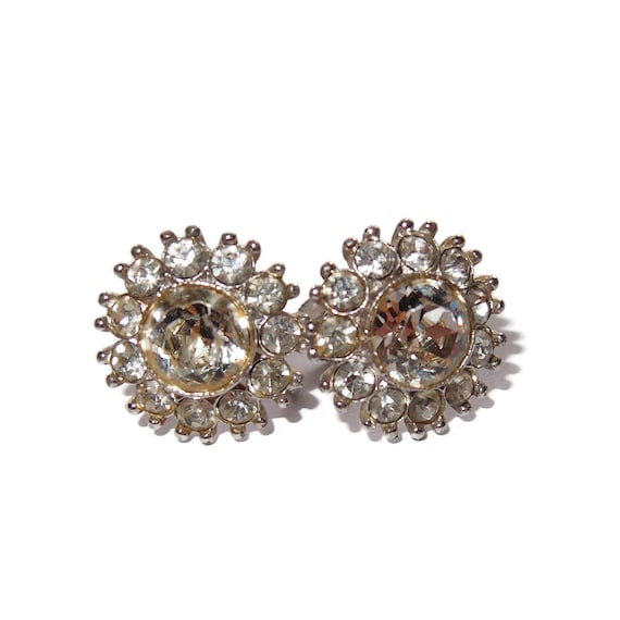 BLOWOUT SALE BOGOFF Rhinestone Vintage Earrings