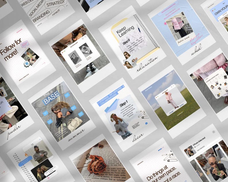 Professional Instagram post templates for marketers, influencers, and small business owners.